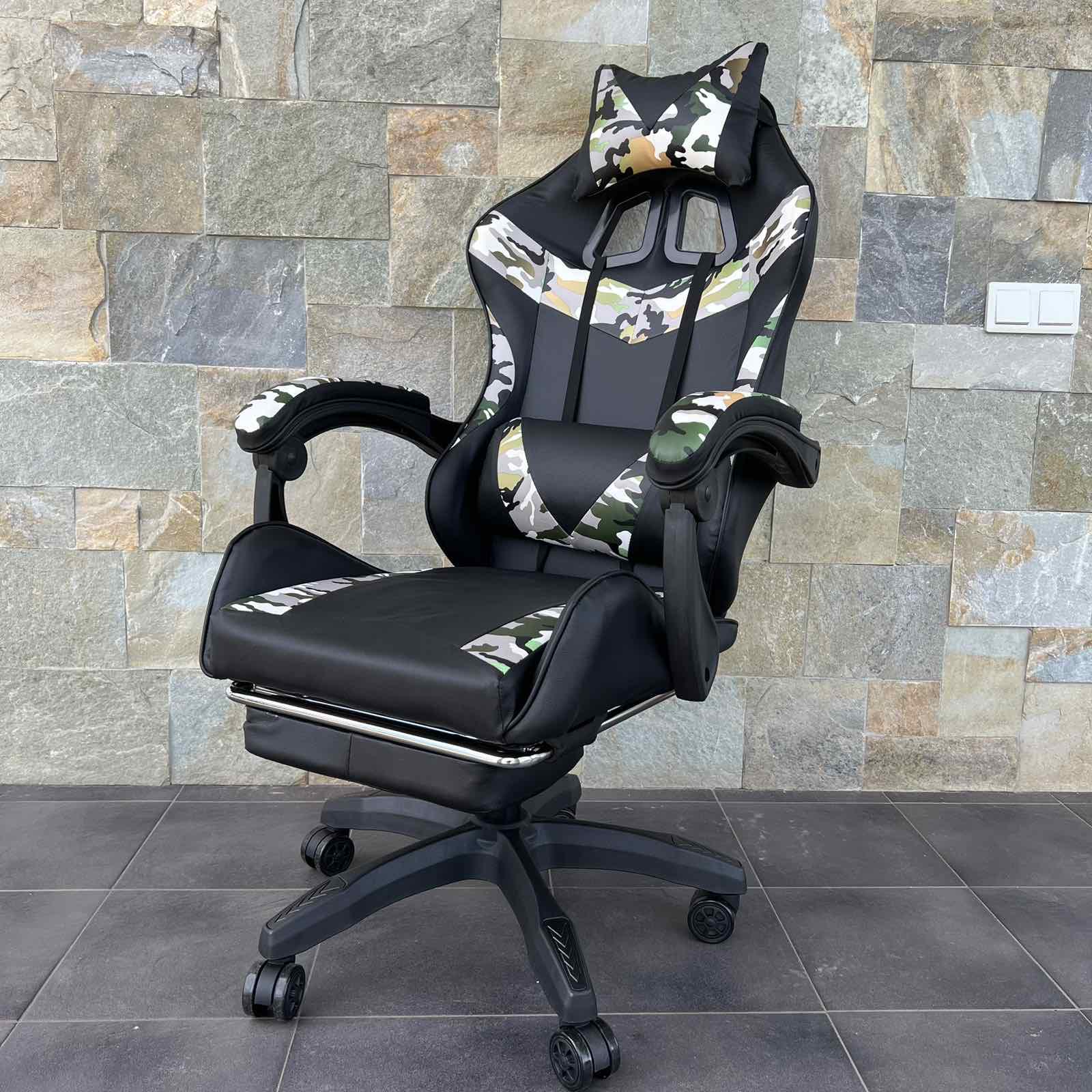 Кресло геймерское Prestige 730 moro Черно-зеленый камуфляж - фото 6 Кресло геймерское Prestige 730 moro Черно-зеленый камуфляж - фото 6