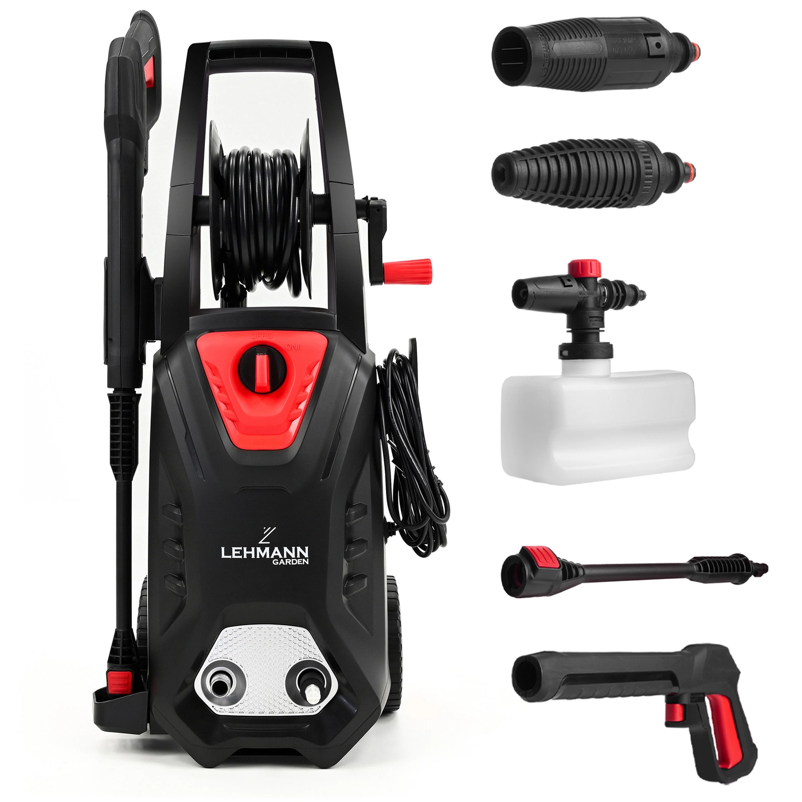 Мийка високого тиску Lehmann Hudson 260 бар 450 л/год 1800W (66593) Мийка високого тиску Lehmann Hudson 260 бар 450 л/год 1800W (66593)