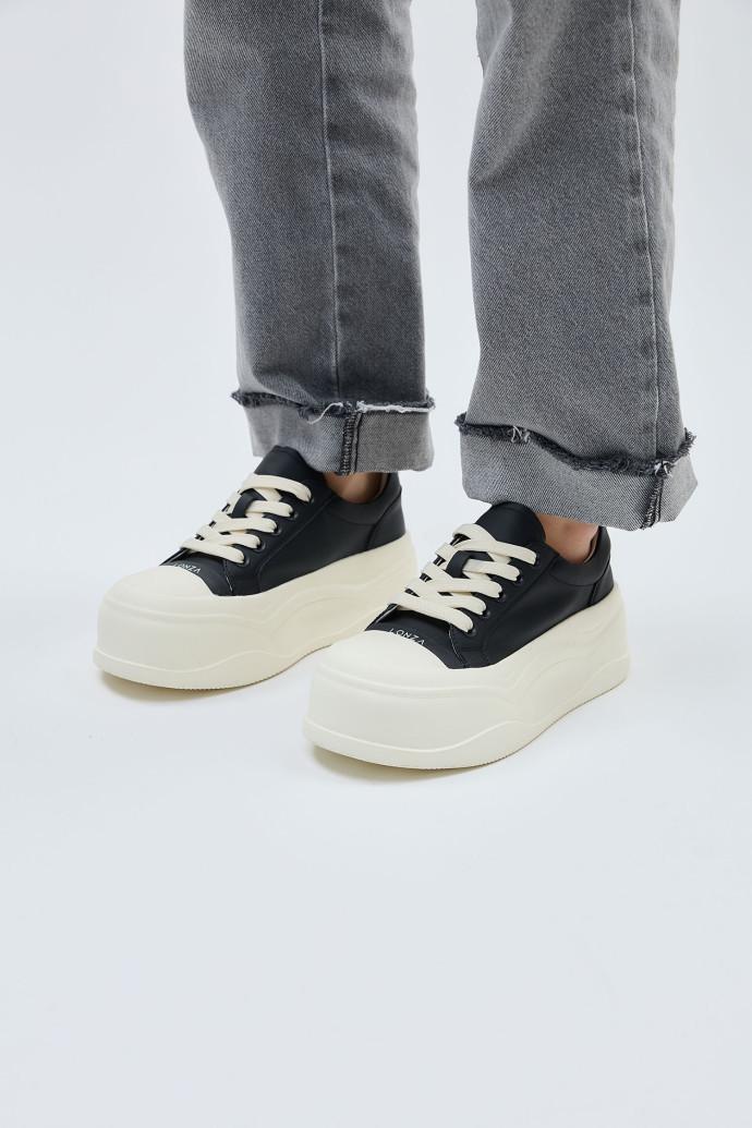 Кеди LONZA 200906 р. 38 Чорний (20489_38) - фото 3