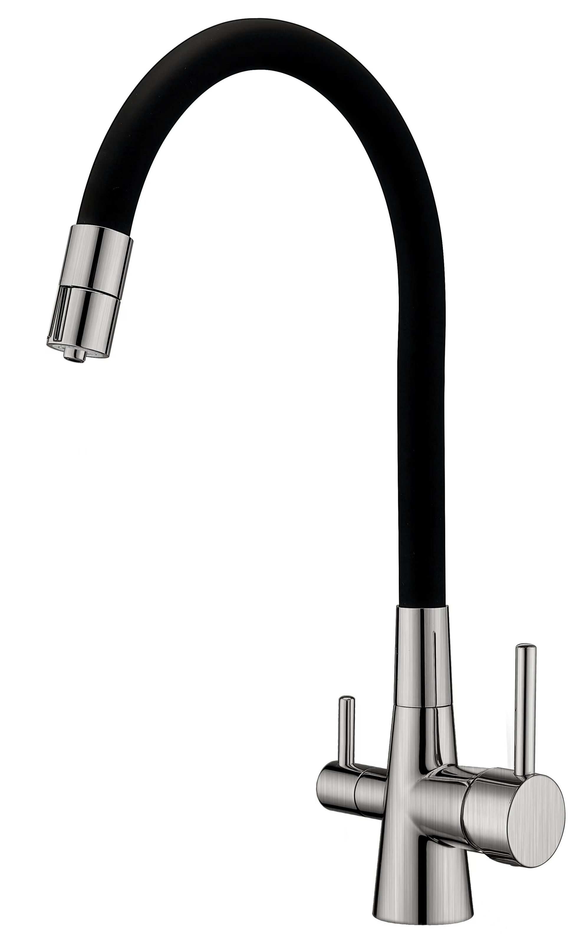 Смеситель комбинированный FKM 3126 SS Flex Inox (8231.401.1711)