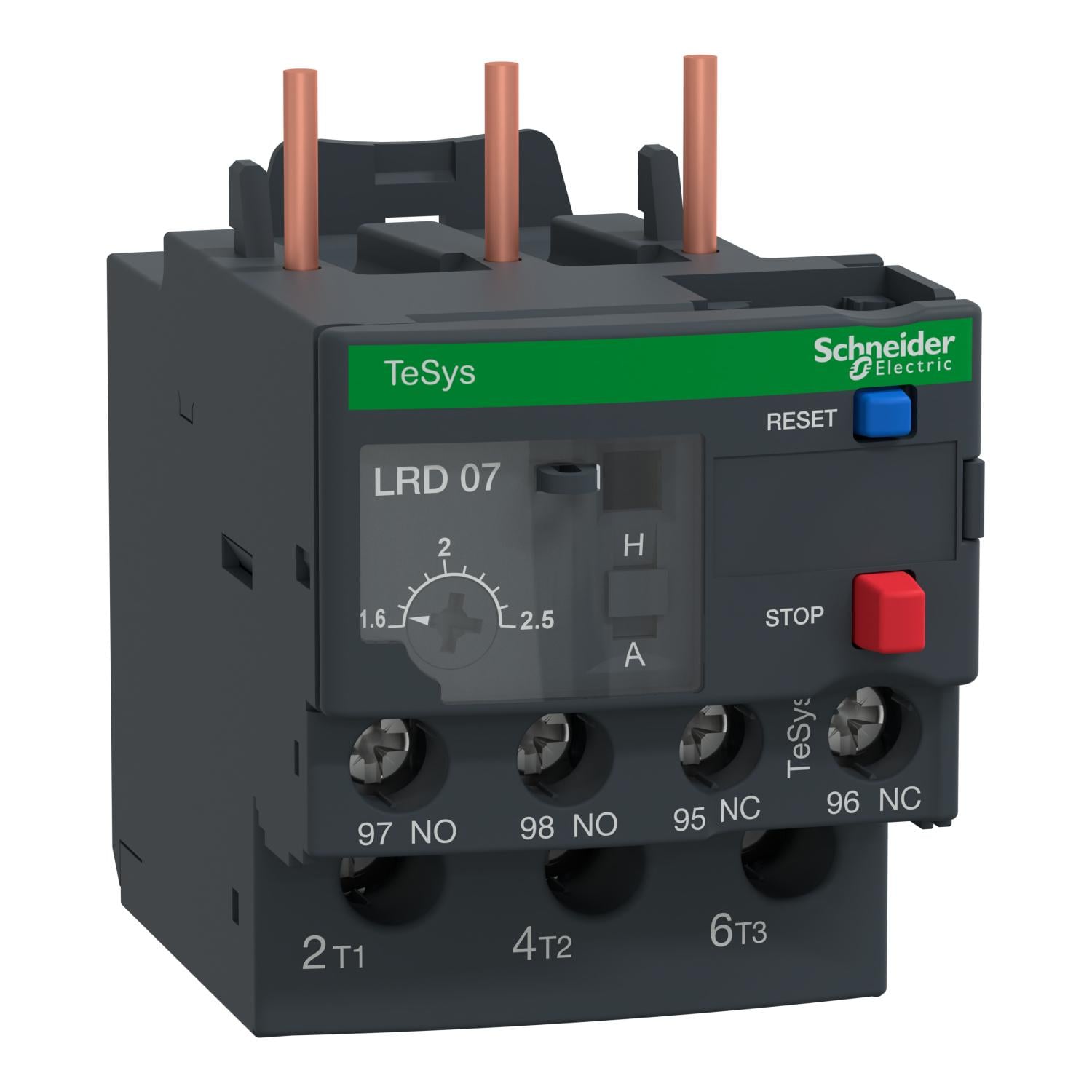 Реле тепловое Schneider Electric TeSys Deca 1,6-2,5А (LRD07)