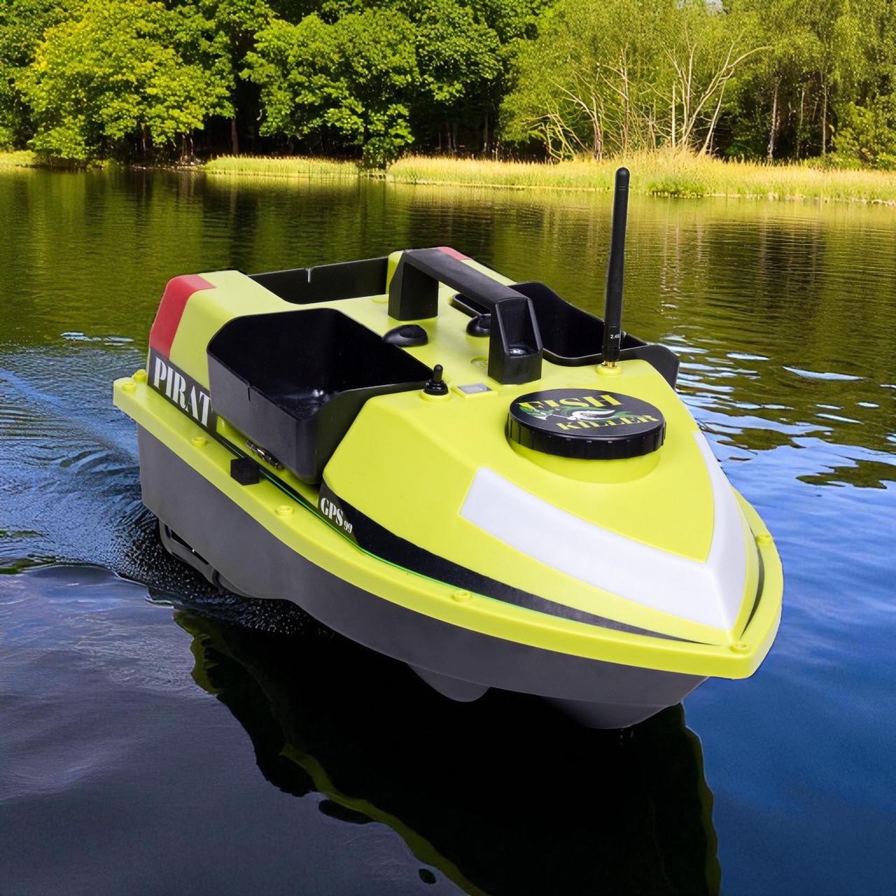 Човник для риболовлі Fish Killer Pirate з GPS 99 позицією 3 бункери до 2 кг до 600 м (2667664523) - фото 6 Човник для риболовлі Fish Killer Pirate з GPS 99 позицією 3 бункери до 2 кг до 600 м (2667664523) - фото 6