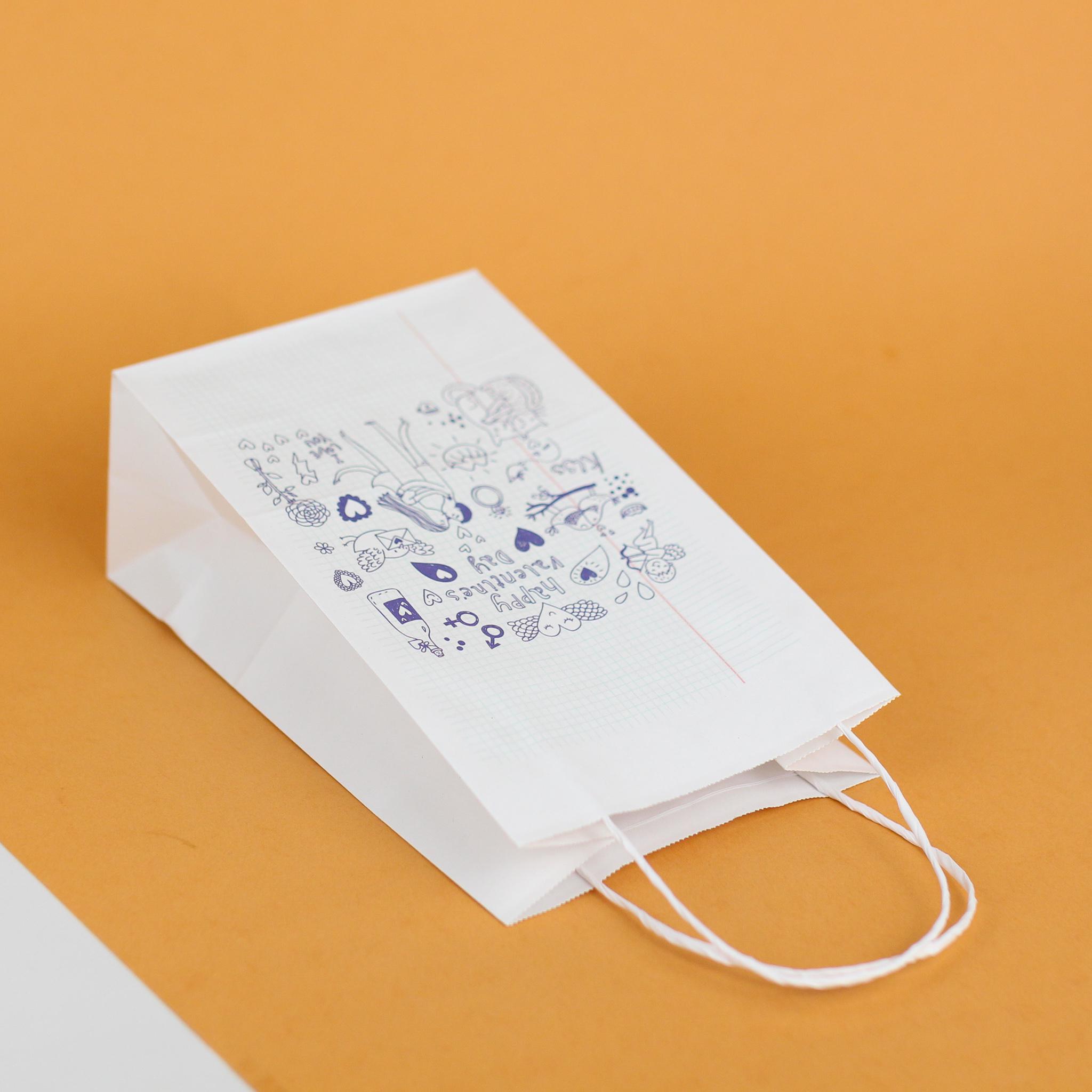 Пакет подарочный на День святого Валентина Школьная записка 150х90х240 мм 20 шт. - фото 2 Пакет подарочный на День святого Валентина Школьная записка 150х90х240 мм 20 шт. - фото 2