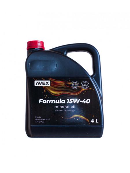 Мастило напівсинтетичне Avex FORMULA SF/CC 15W-40 4 л