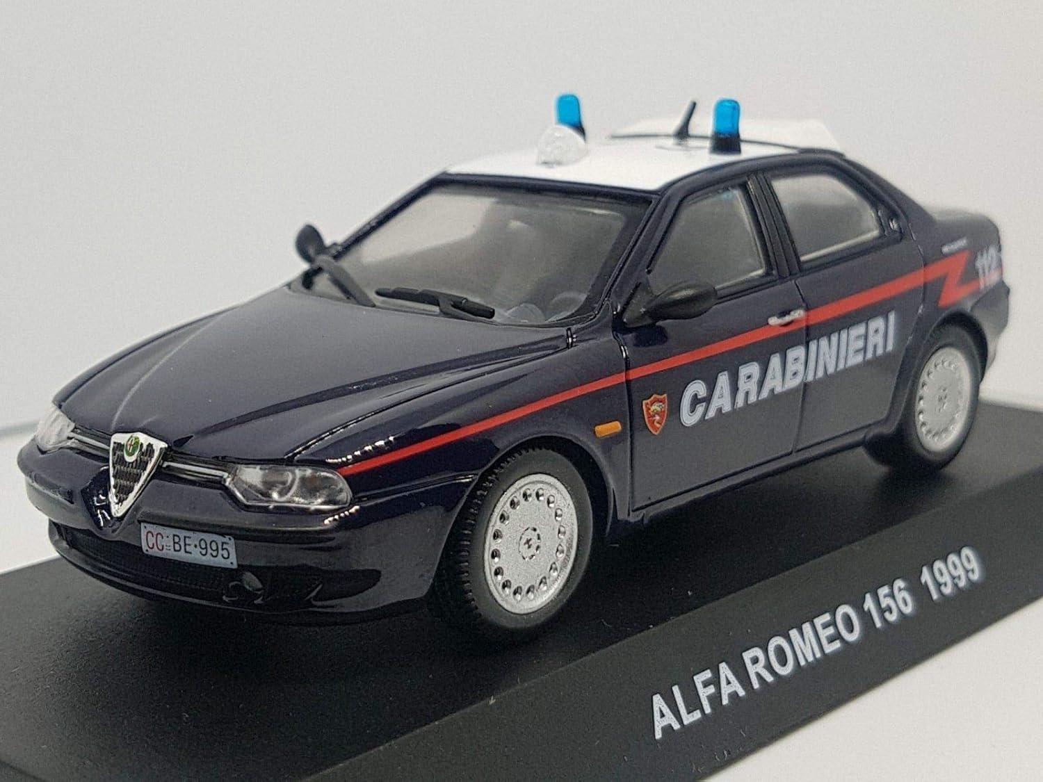 Колекційна модель Alfa Romeo 156 1999 Carabinieri DeAgostini 1:43