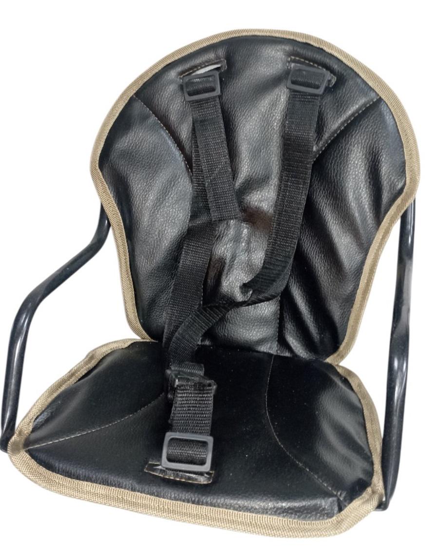 Детское велокресло КОЛЕСО КОМФОРТ крепление на раму металл Черный (50000729)