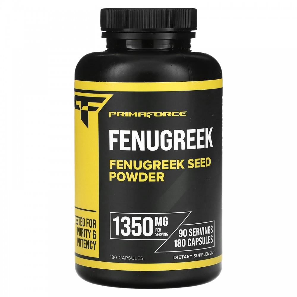 Семена пажитника Primaforce Fenugreek Seed Powder 675 mg 180 capsules