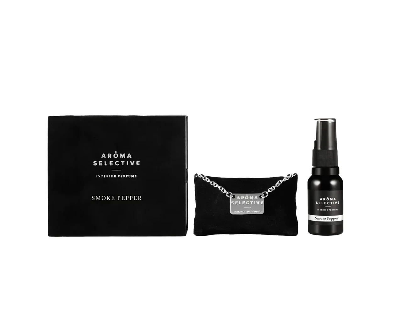 Набор из премиум-саше и рум-спрея Aroma Selective Smoke Pepper