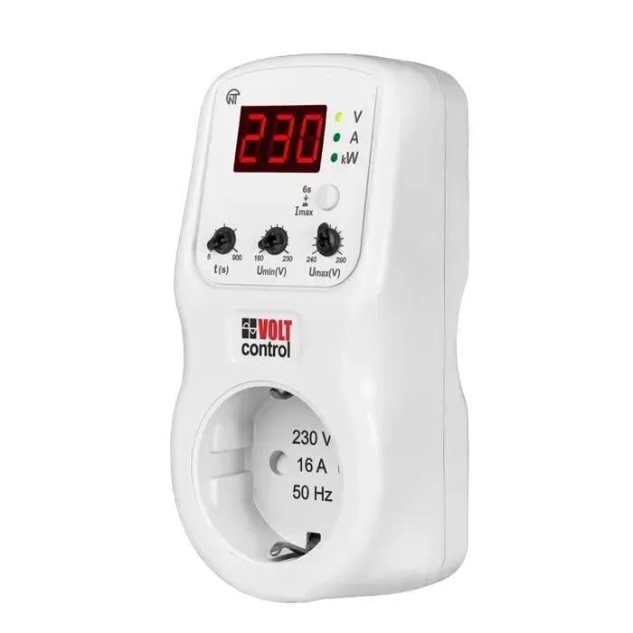 Реле регульоване Novatek-Electro РН-101М1 1-16А 4,0 кВт 160-280V (NTRN101M1)