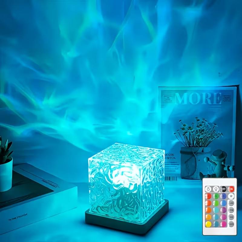 Ночник RGB Aurora Cube с водяным эффектом (NL-RGB-001045)