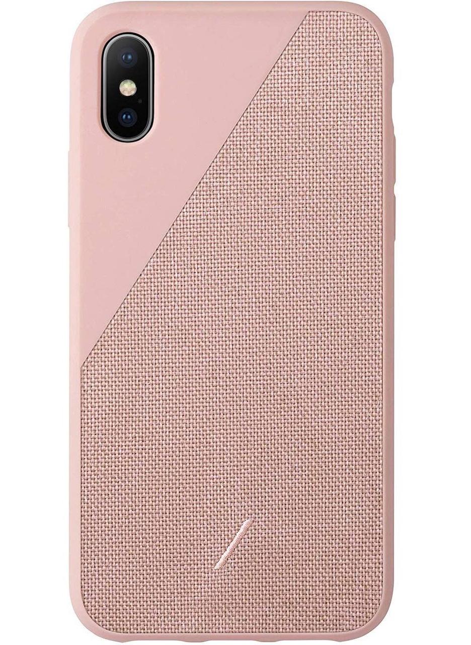 Чохол-накладка Native Union Clic Canvas Case for iPhone XS/X, Rose (CCAV-ROSE-NP18S)