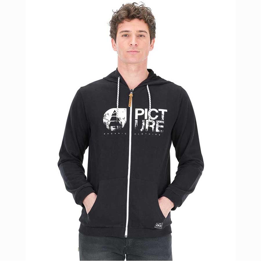 Толстовка Picture Organic Basement Hoody Zip L Black - фото 1