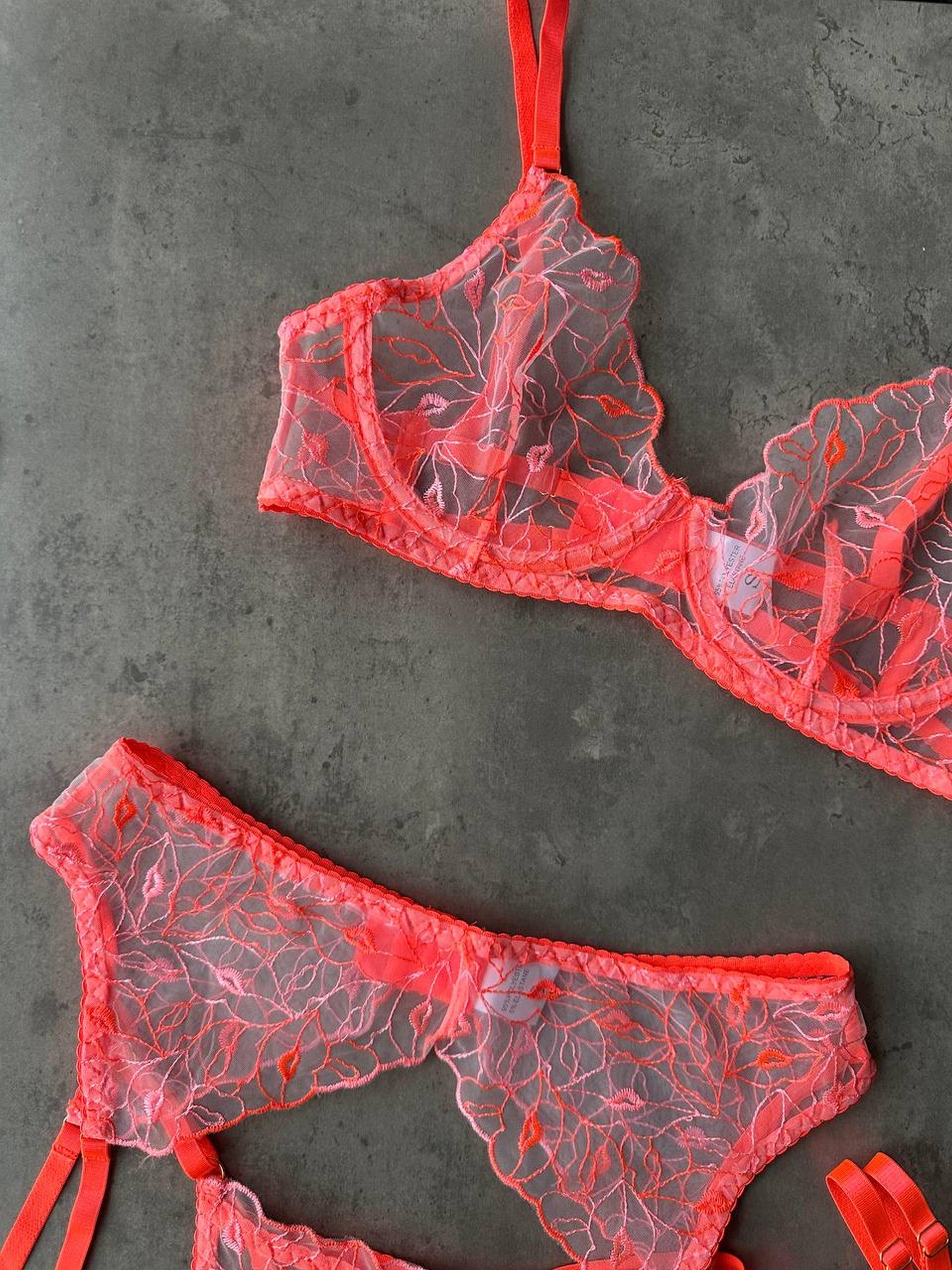 Комплект жіночої білизни Nova Vega бюстгальтери/трусики/пояс/гартери L р. 44-46 Рожевий (103-258-1) - фото 8 Комплект жіночої білизни Nova Vega бюстгальтери/трусики/пояс/гартери L р. 44-46 Рожевий (103-258-1) - фото 8