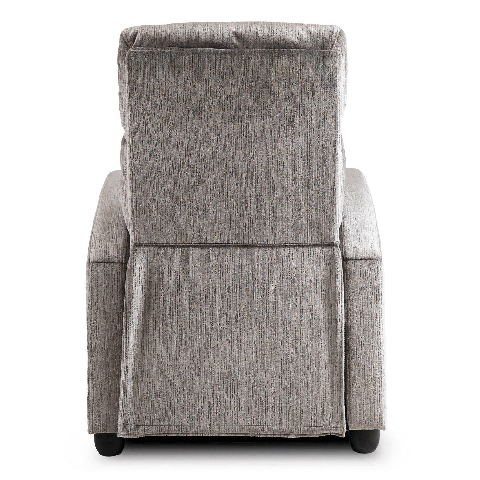 Крісло м'яке Mebel Elite DANNY Welur розкладне з реклайнером Сірий (ME.DANNY/P/V/FW) - фото 10 Крісло м'яке Mebel Elite DANNY Welur розкладне з реклайнером Сірий (ME.DANNY/P/V/FW) - фото 10