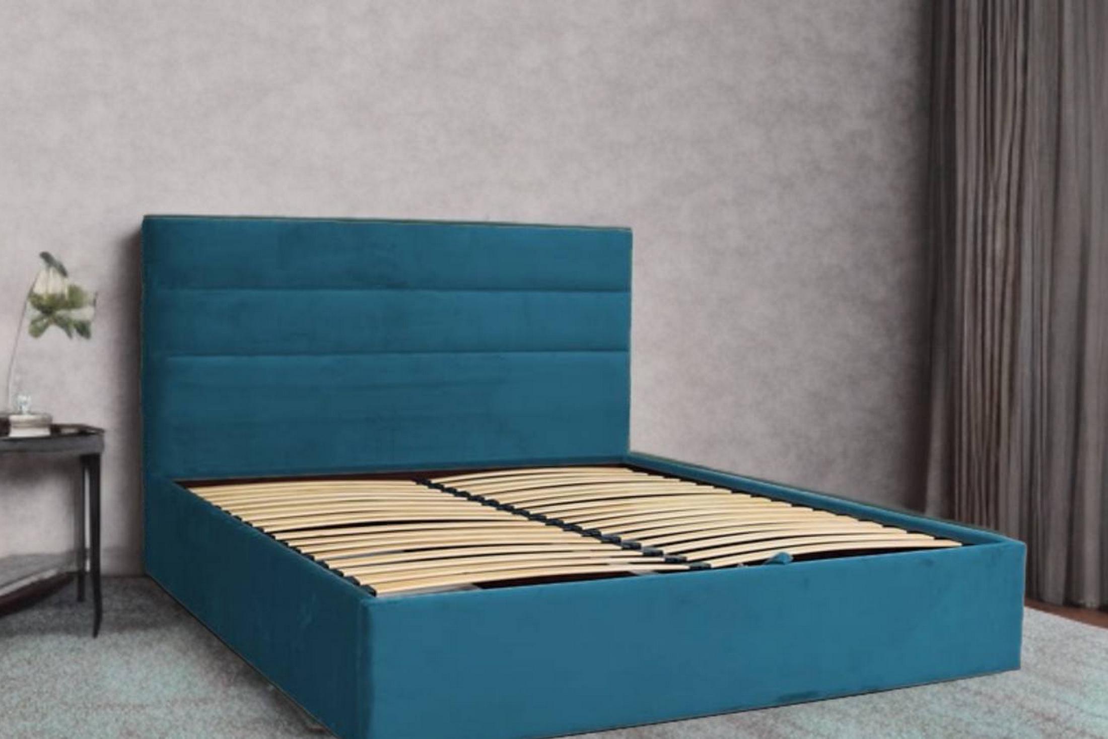 Ліжко RidneTut Edison Lite Holand 870 160х200 см Блакитний (33410013-870160) - фото 4