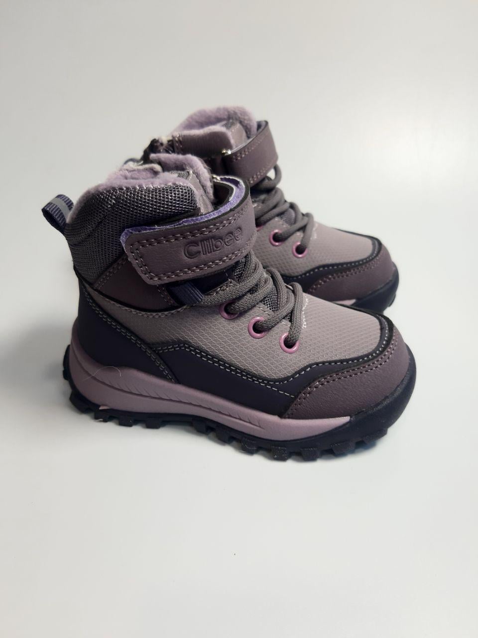 Ботинки зимние Clibee для девочки р. 23 15,5 см Фиолетовый (782-2 purple)