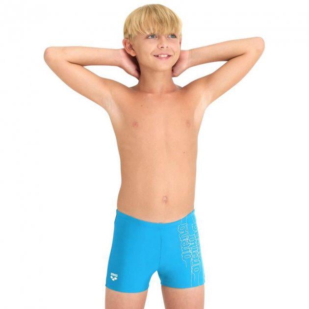 Плавки-боксери для хлопчиків Arena SWIM SHORT GRAPHIC 140 см Бірюзовий (005106-810) - фото 5