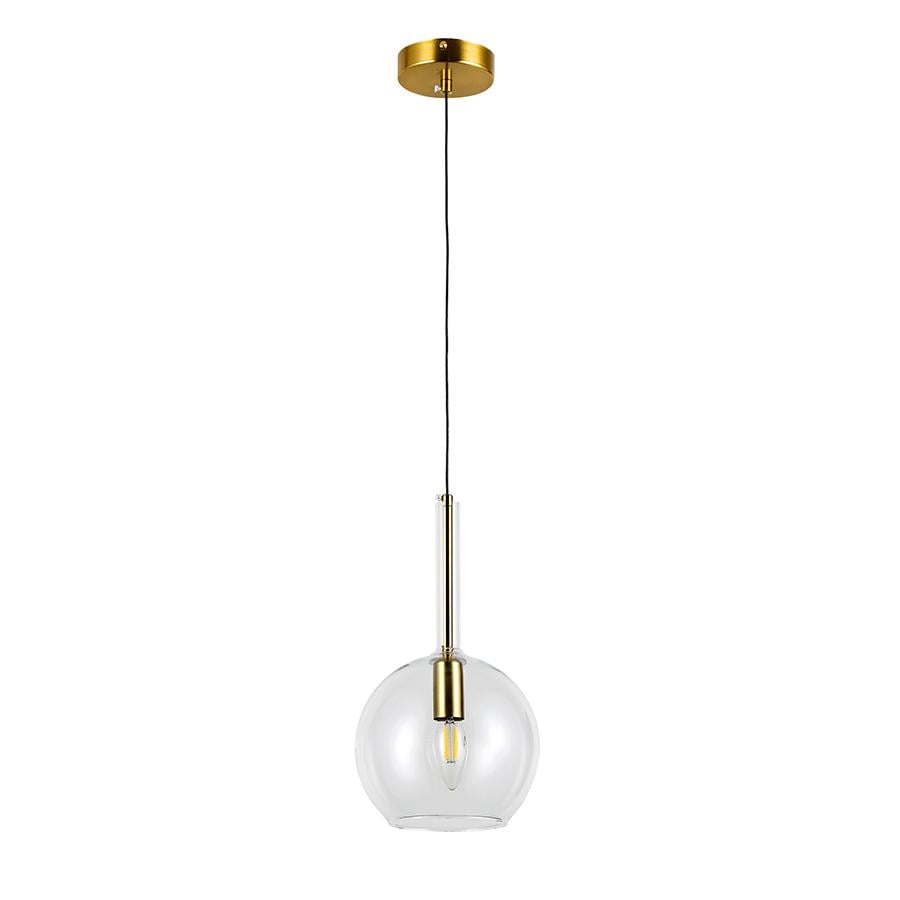 Светильник подвесной Levistella 800P3232B-1 CL E14 180х310 мм Бронзовый/Прозрачный (31261037)