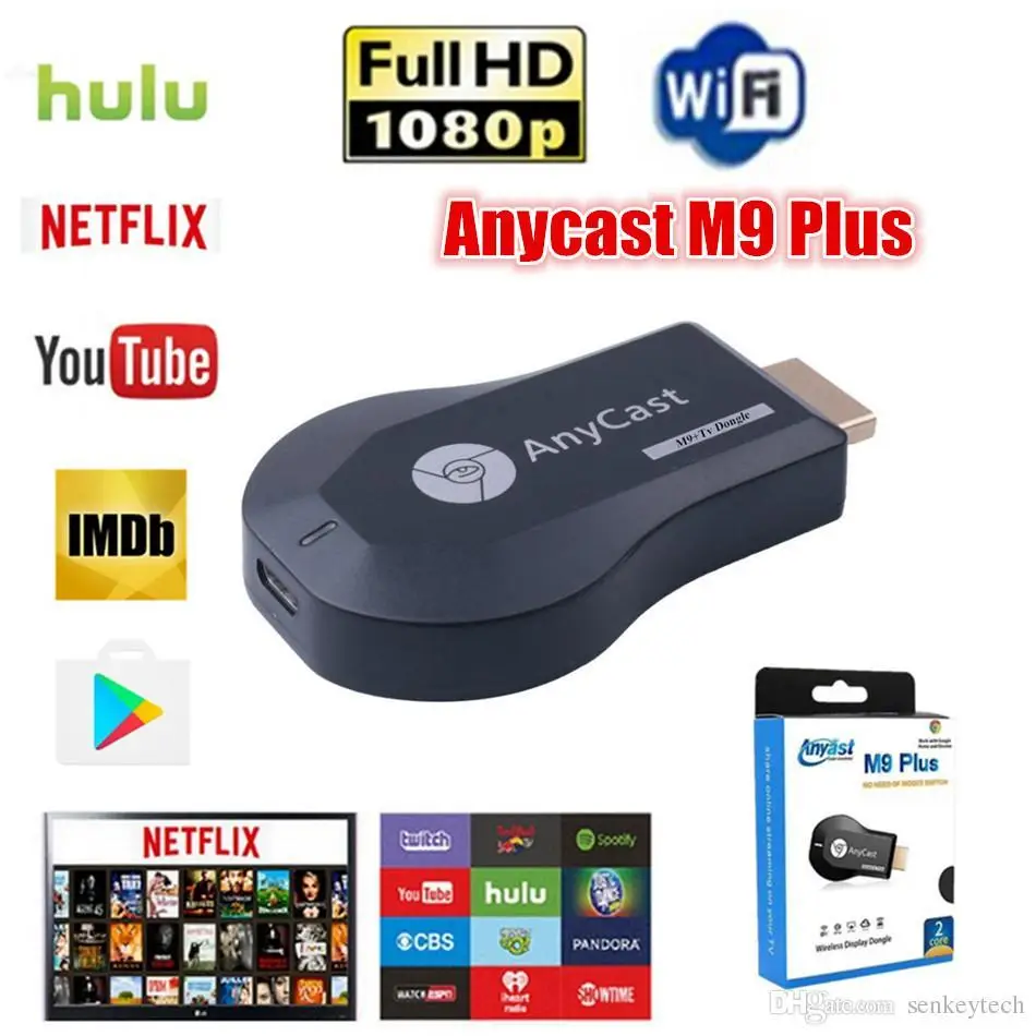 Адаптер HDMI Mirascreen AnyCast M9 Plus Wi-Fi - фото 3