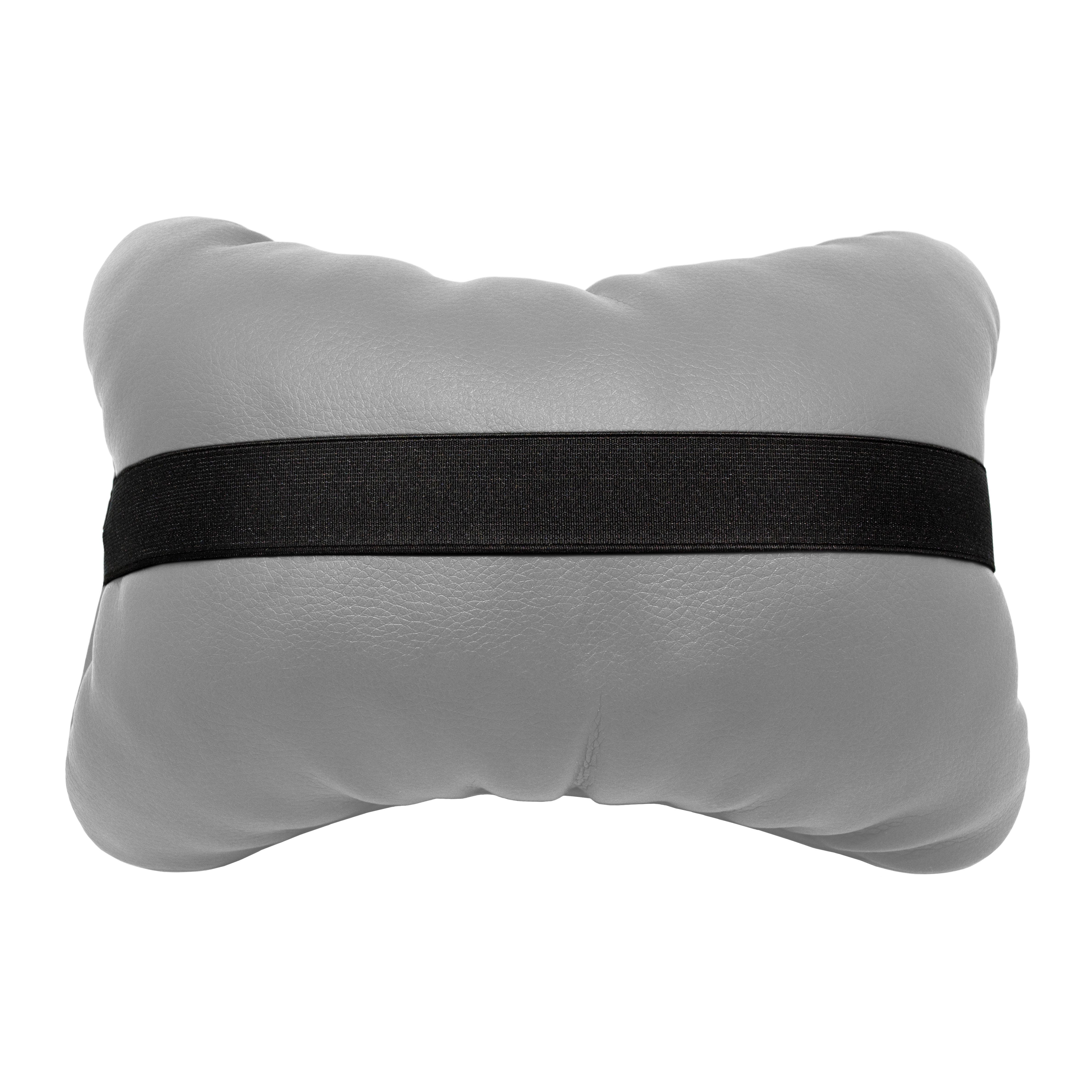 Подушка автомобильная Avtolife для шеи из экокожи Серый (AVT-LGR-26) - фото 2