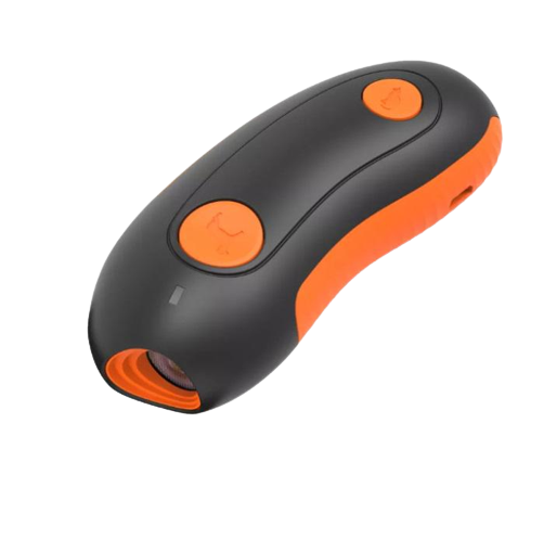 Відлякувач собак OEM ультразвуковий з акумулятором від USB Black/Orange (8708809)