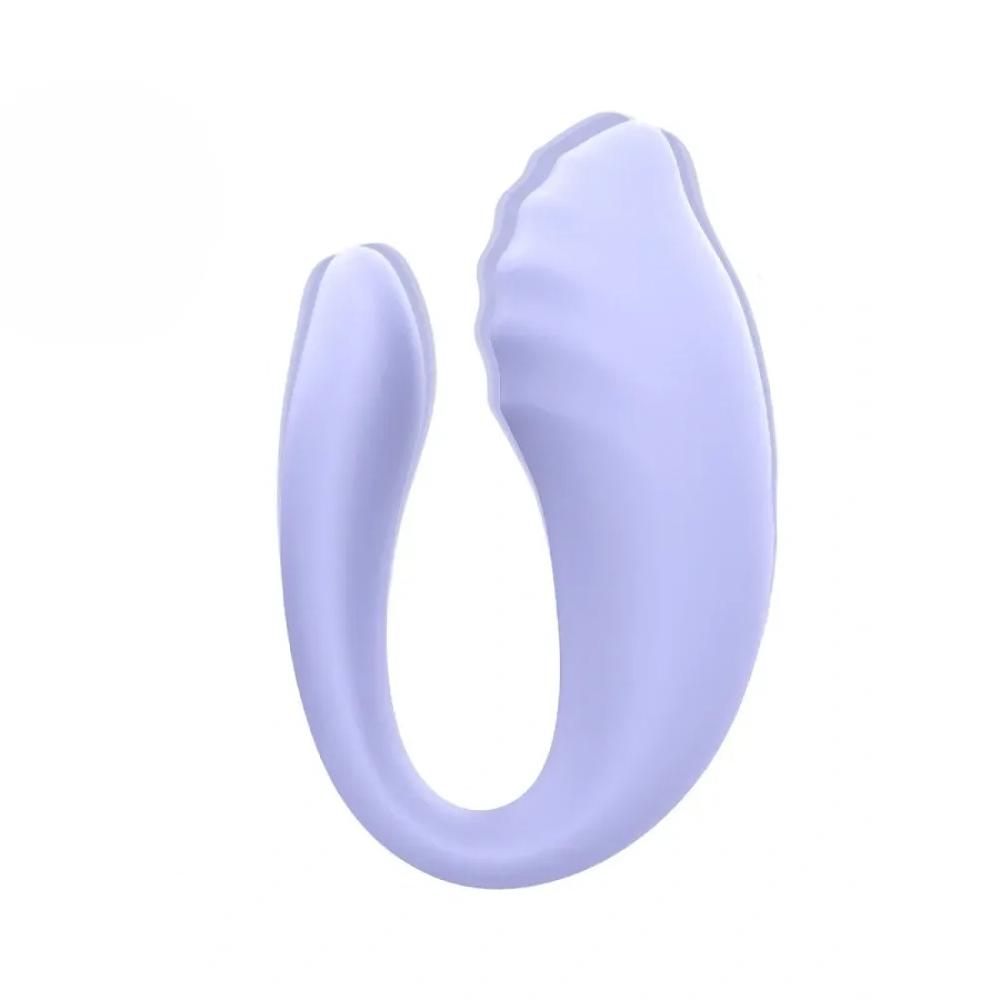 Вибратор для пар Every Night Toys Anthea с пультом 19,8х6,3 см Лавандовый (38026160)