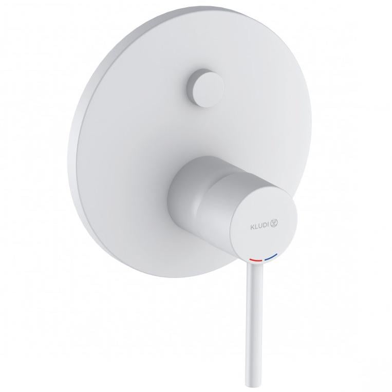 Внешняя часть смесителя Kludi Bozz 386595376 с переключателем Белый (235181) Внешняя часть смесителя Kludi Bozz 386595376 с переключателем Белый (235181)