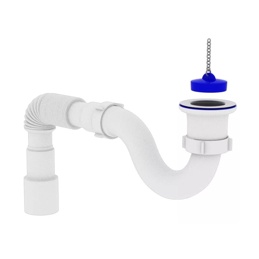 Сифон для душевого поддона Kronoplast П-1055 1 1/2” 40x40/50 мм (SV14000033)