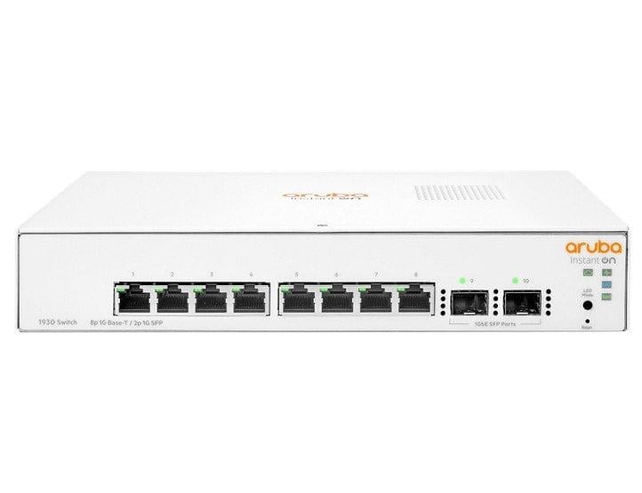 Коммутатор HPE Aruba Instant On JL680A настроен 8xGE/2xSFP (581611)