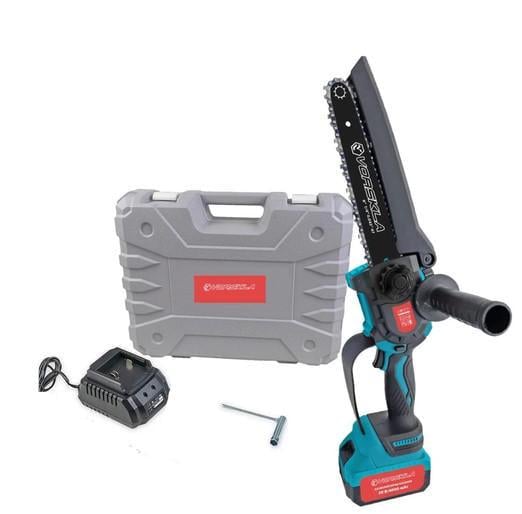 Пила міні ланцюгова акумуляторна VORSKLA ПМЗ 203/20 безщіткова 200 мм маслобак/підсвічування/1 акумулятор 4 Ач/зарядний пристрій (21821953) Пила міні ланцюгова акумуляторна VORSKLA ПМЗ 203/20 безщіткова 200 мм маслобак/підсвічування/1 акумулятор 4 Ач/зарядний пристрій (21821953)