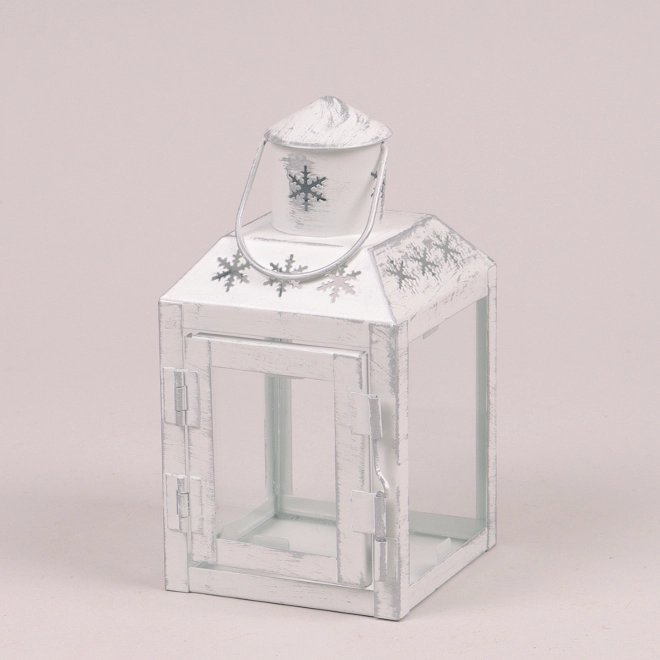 Фонарь металлический новогодний WDT826S-1 Белый (45561) - фото 1 Фонарь металлический новогодний WDT826S-1 Белый (45561) - фото 1