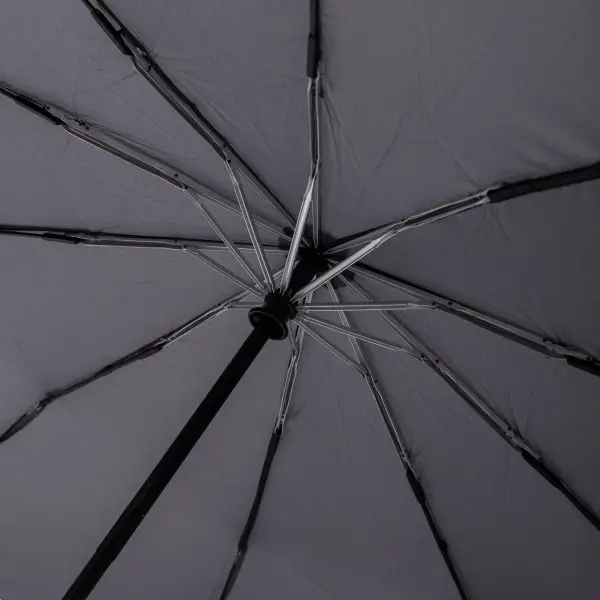 Парасолька автоматична складана 116 см з дерев'яною ручкою Сірий (HP-23-8G) - фото 4