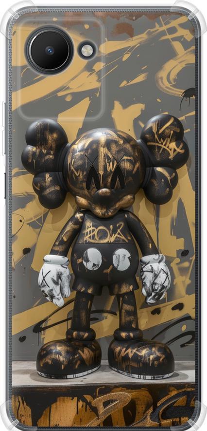 Чехол на Realme C30 Bronze kaws (6097sp-2700-42517)