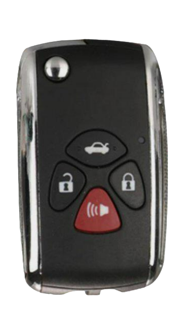 Корпус выкидного ключа TOY43 Toyota для переработки лезвие 2 кнопки (VLLG-253)