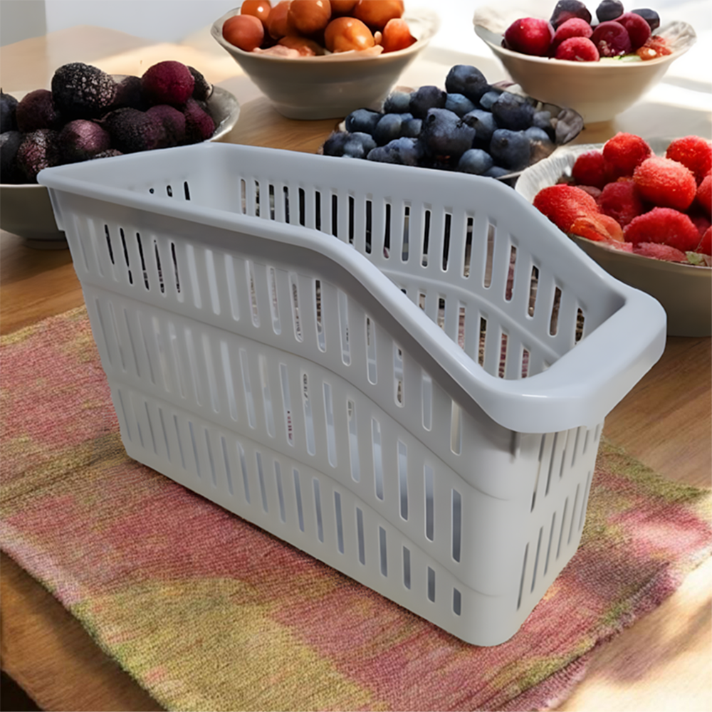 Лоток пластиковый для хранения универсальный 4,5 л 29x12,5x17 см Серый