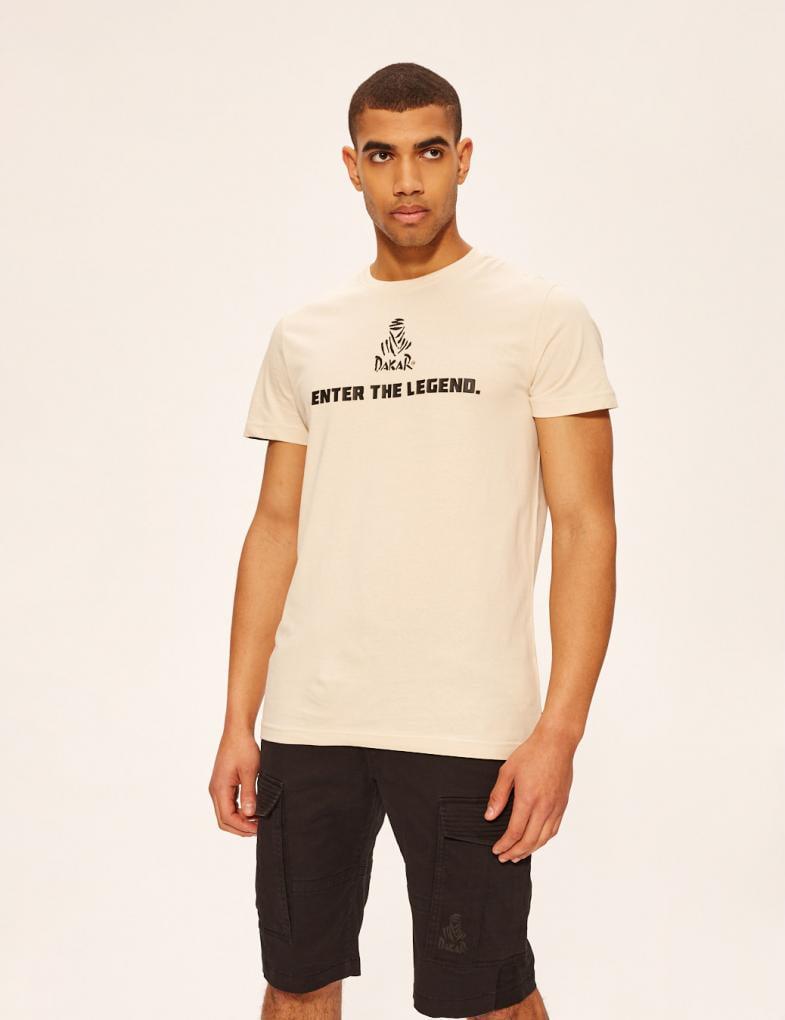 Футболка чоловіча Diverse DKR V 0422 XL Бежевий (5902598705211)