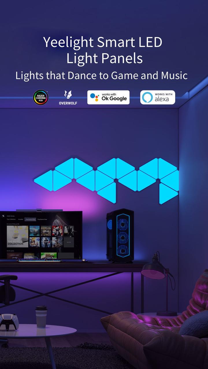 Панель умная световая Yeelight Smart Light 3 шт. - фото 4