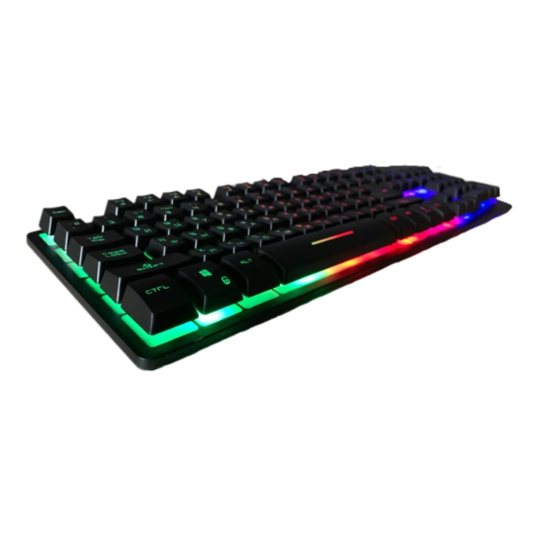 Клавиатура Keyboard UKC ZYG 800 с подсветкой Черный (НФ-00007553) - фото 6