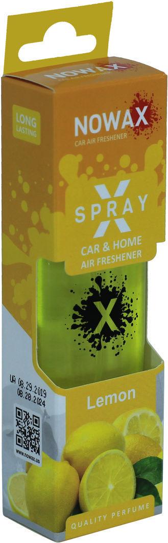 Ароматизатор для авто Nowax X Spray Lemon на зеркало 50 мл (0303302)