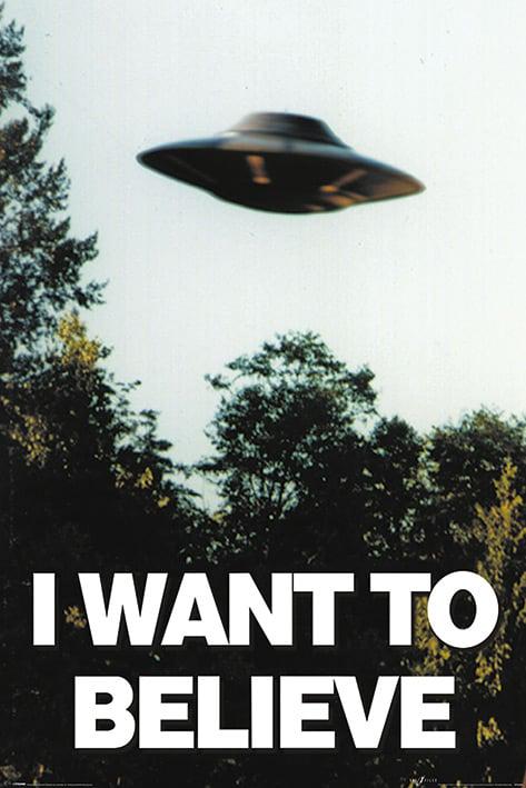 Постер плакат The X-Files I Want To Believe 61x91,5 см