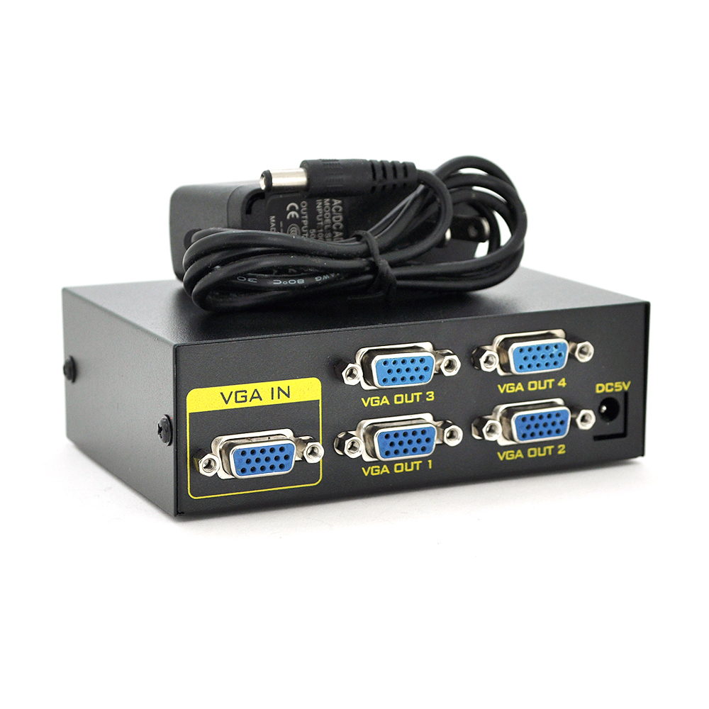 Сплитер активный VOLTRONIC KV-FJ1504A VGA2004 1в4 150 МГц (YUT_V1990)