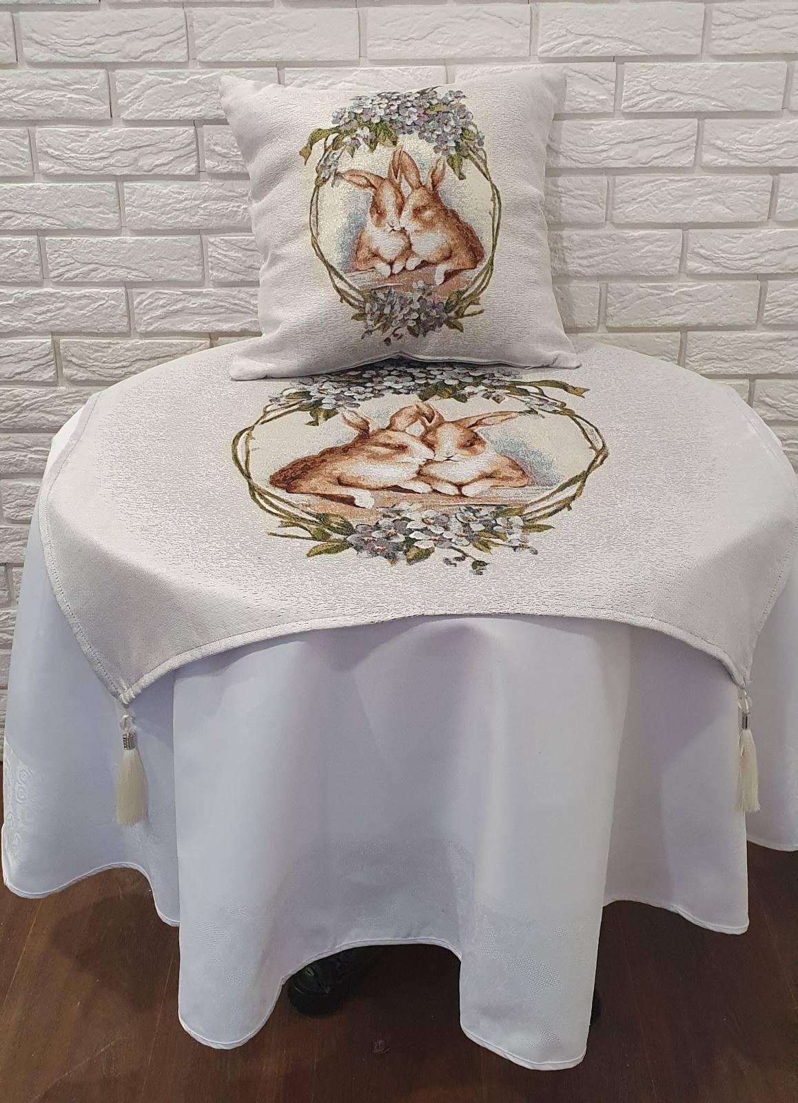 Набір великодній квадрат 80x80 + наволочка 45х45 ST-146 (CN15848) Набір великодній квадрат 80x80 + наволочка 45х45 ST-146 (CN15848)