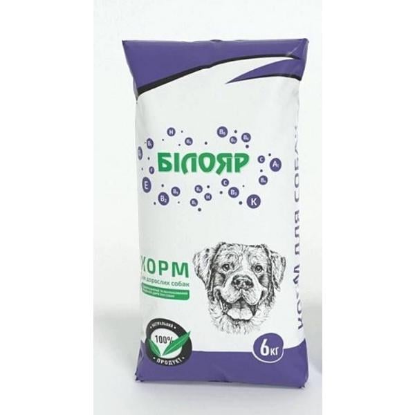 Корм для собак сухий Білояр протеїн 16%/жир 5% 6 кг (000021301) Корм для собак сухий Білояр протеїн 16%/жир 5% 6 кг (000021301)