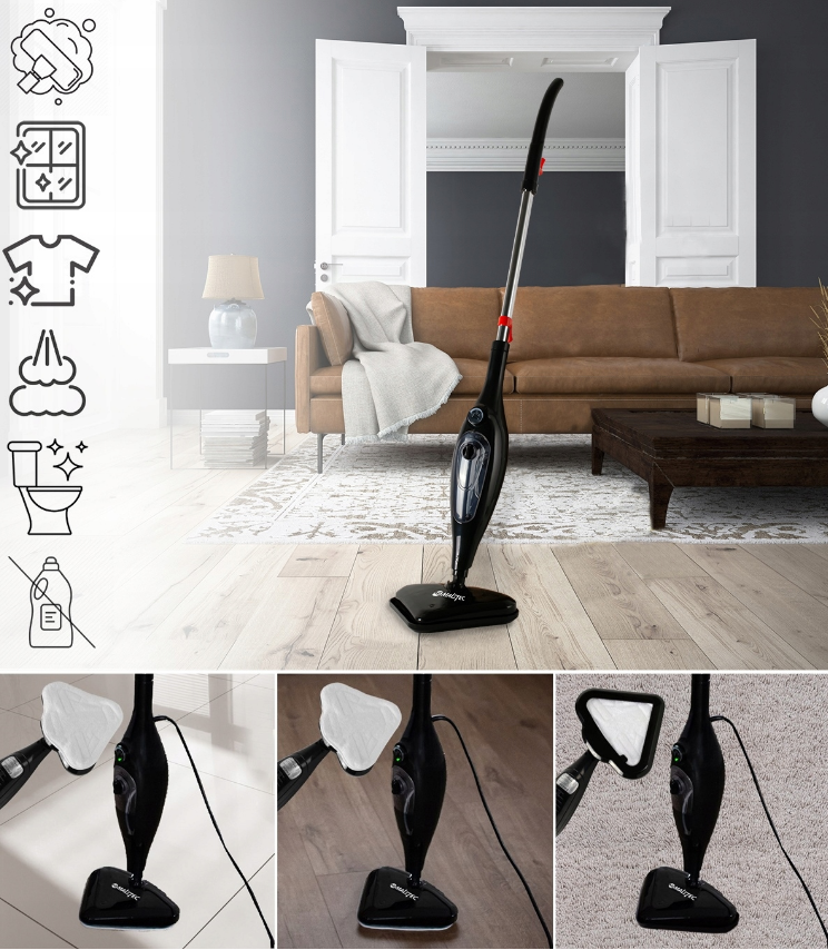 Швабра парова Maltec Expert HDS4500W 15в1 - фото 3 Швабра парова Maltec Expert HDS4500W 15в1 - фото 3