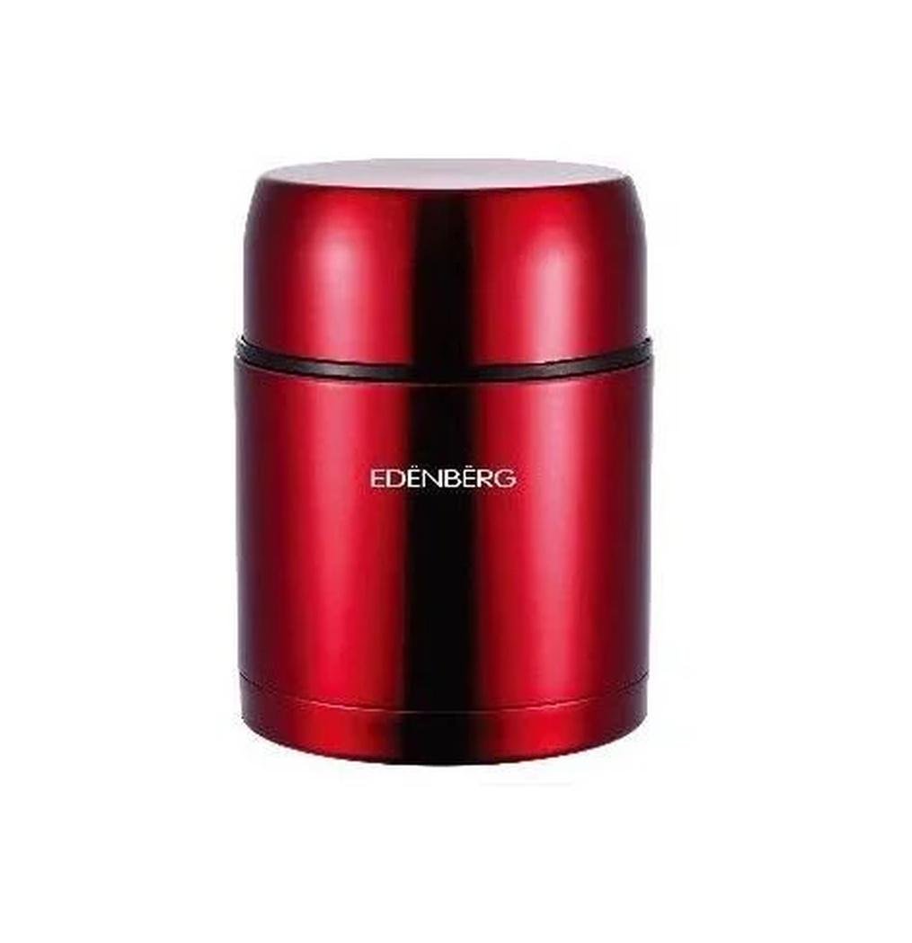 Термос пищевой Edenberg EB-3510 из нержавеющей стали 1000 мл Красный (57-46-EB-3510-3) Термос пищевой Edenberg EB-3510 из нержавеющей стали 1000 мл Красный (57-46-EB-3510-3)