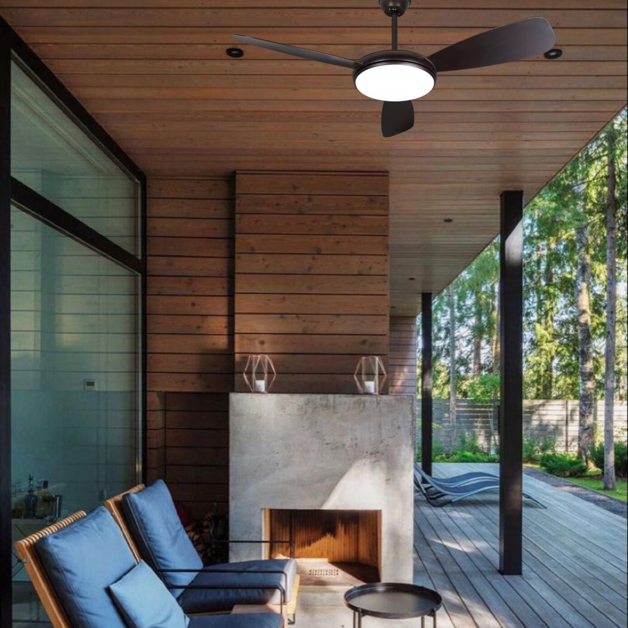 Люстра-вентилятор з пультом 30W 130 см Чорний (94-7102 (52) BK) - фото 4 Люстра-вентилятор з пультом 30W 130 см Чорний (94-7102 (52) BK) - фото 4