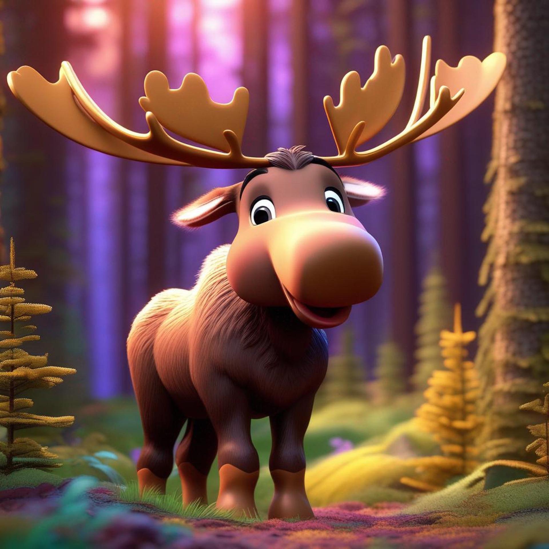 Пазл дерев'яний фігурний маленький лось А3 200 ел. Пазл дерев'яний фігурний маленький лось А3 200 ел.