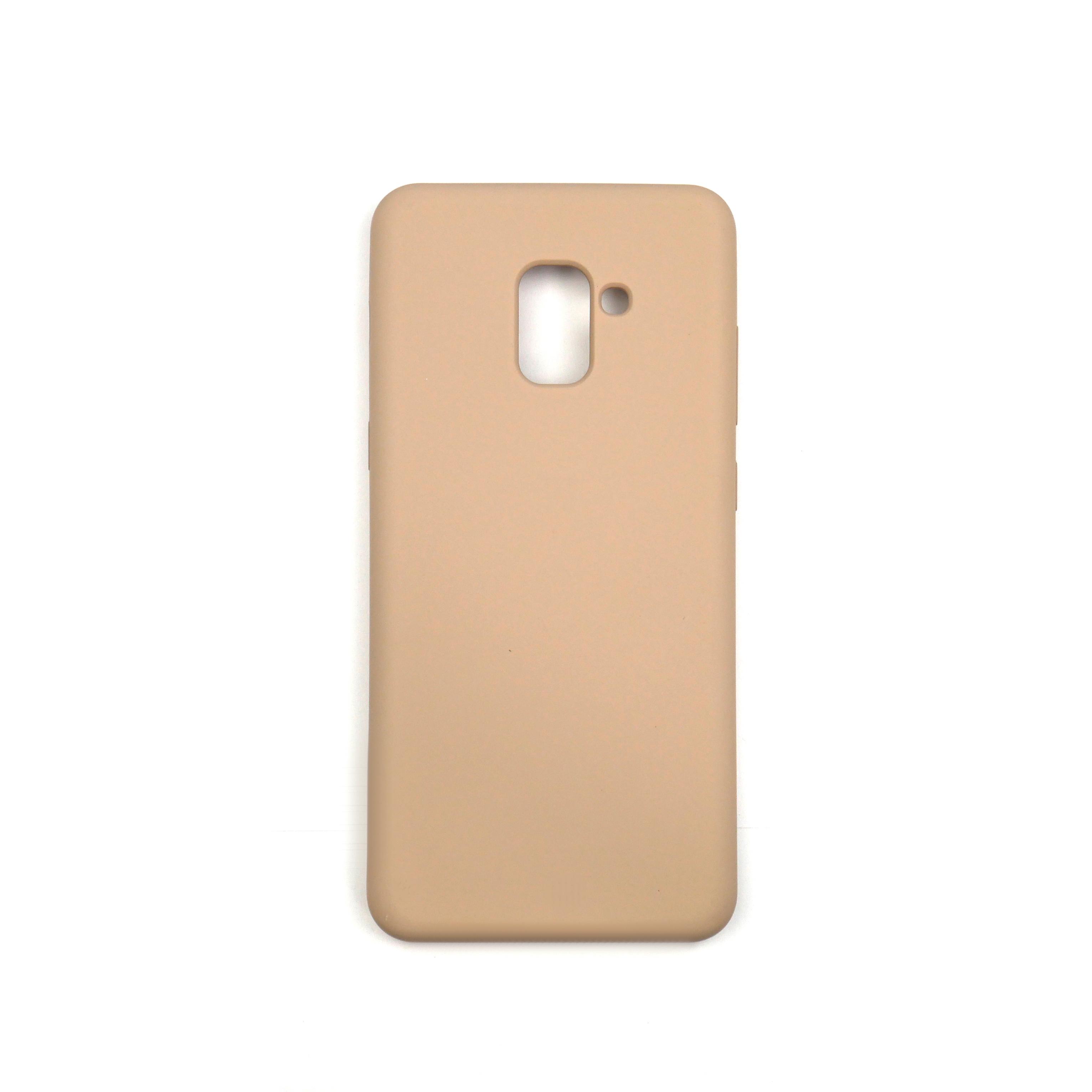 Чехол Jelly Silicone Case Samsung A8 Plus 2018 Pink Sand (19)