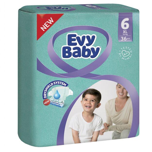 Підгузки дитячі Evy Baby Junior р. 6 16+ кг 36 шт. (474331) - фото 1