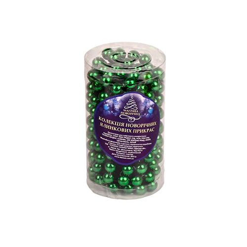 Ожерелье декоративное 12 мм x4.5 м 72 шт. Green (8362)